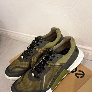 Green and Black Sneakers